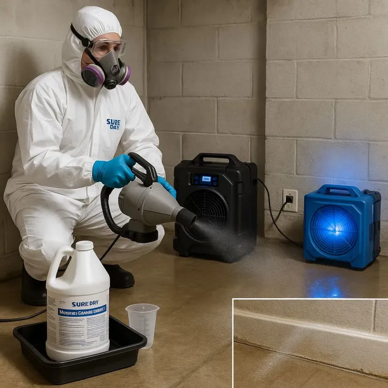 Sanitization and Odor Removal process in Three Oaks, MI